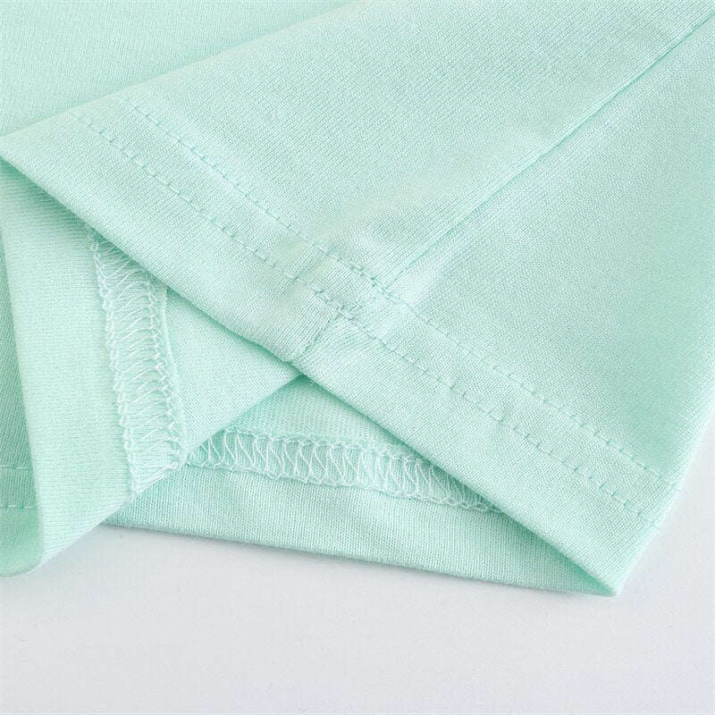 Summer Baby Boys Dinosaurs Print Clothing Cotton Set of 2 Pcs, Top + Shorts - Light Green