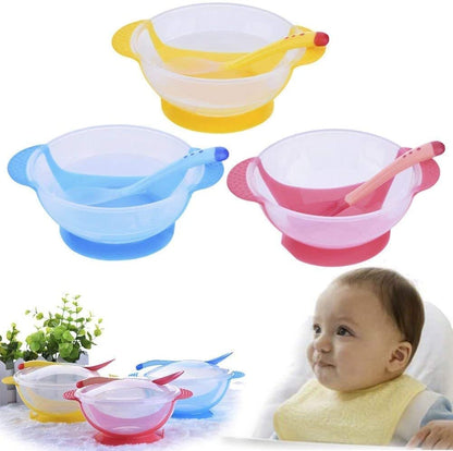 Baby Tableware Dinnerware - Blue, Yellow, Pink.