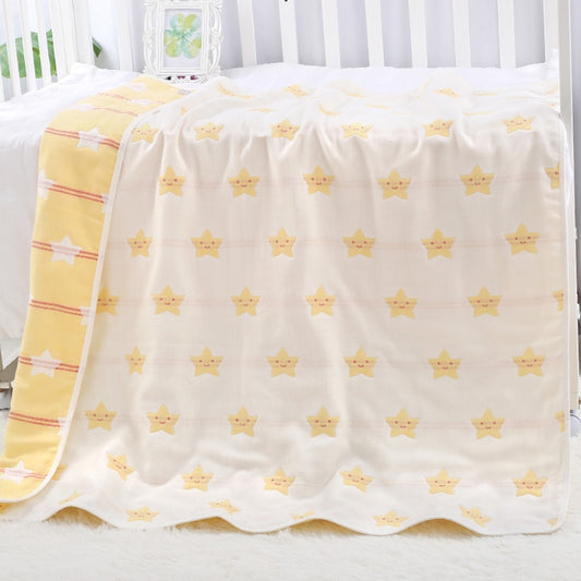 Quilt Newborn Star Swaddle Blanket, 80*80cm/110*110cm/120*150cm.