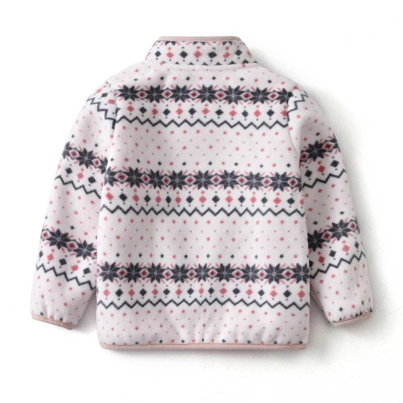 Warm Soft Fleece Jackets for Girls and Boys - Pink