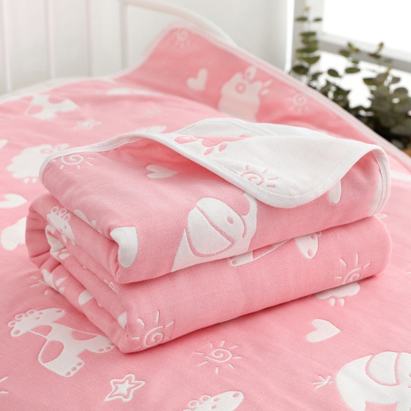 Quilt Newborn Swaddle Blanket, 80*80cm/110*110cm/120*150cm.
