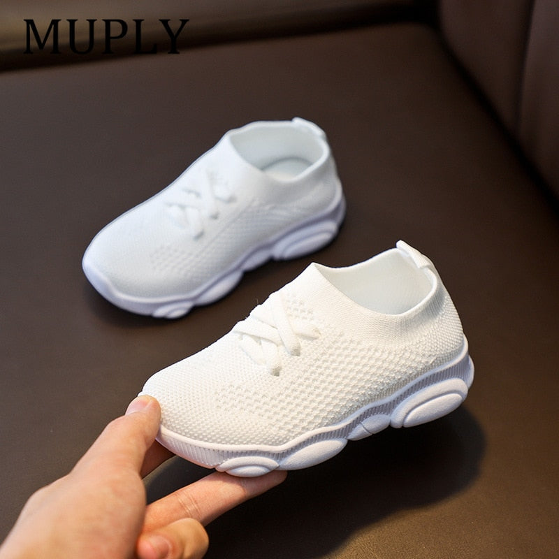 Children's Casual Sneakers with Non-Slip Soft Rubber Soles