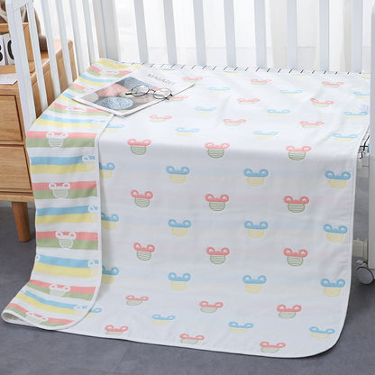 Quilt Infant Swaddle Blanket, 80*80cm/110*110cm/120*150cm.
