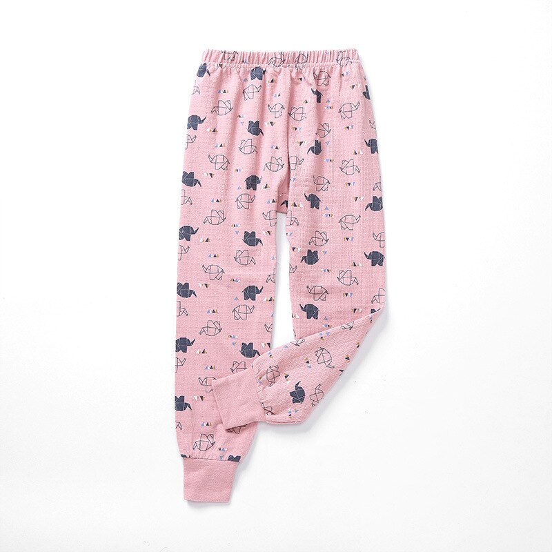 Toddler Kids Classic Cartoon Print Sweatpants - Navy, Pink, Grey