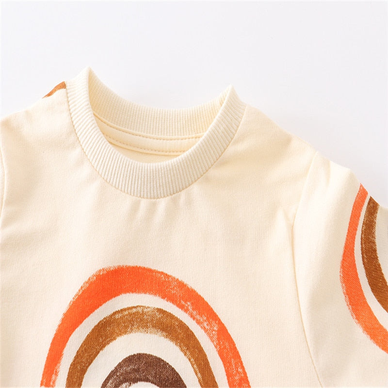 Zeebread New Arrival Stars Print Boys Girls Sweatshirts For Autumn Spring Toddler Kids Clothes Hot Selling Shirts.
