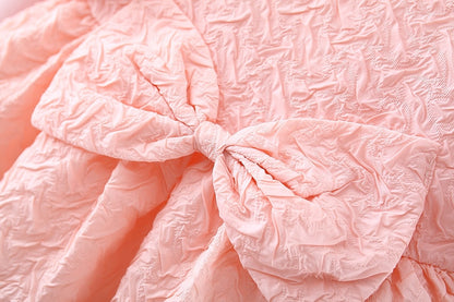Girls Long Sleeve Princess Dress - Pink, Beige