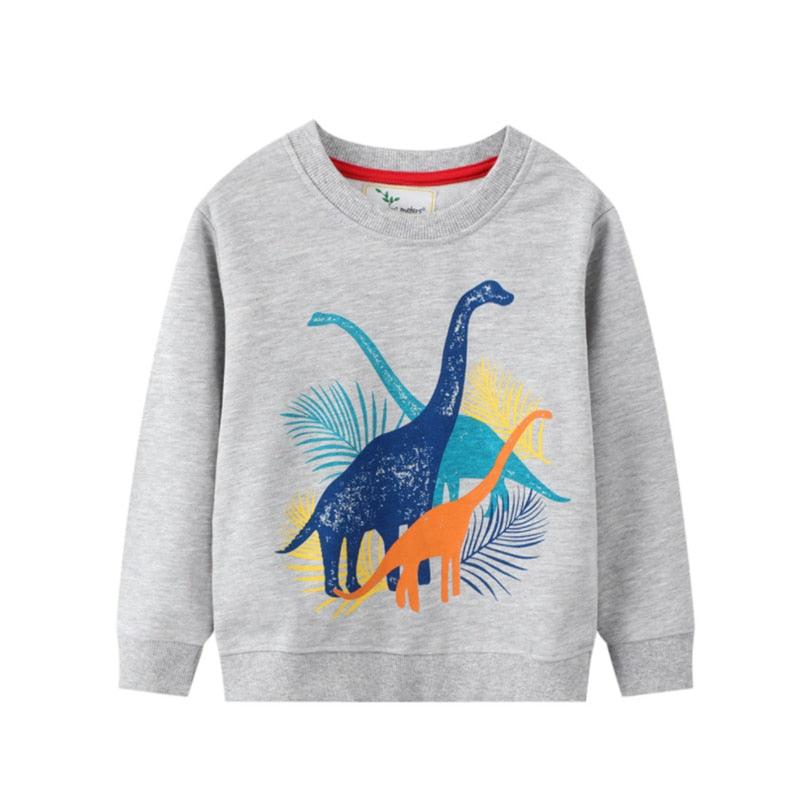 New Arrival Children's Dinosaurs Print Cotton Sweatshirts.