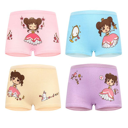 Design Girls Cotton Soft Cartoon Girls Panties Breathable.