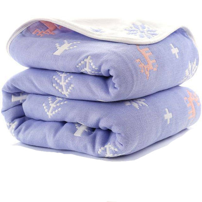 Baby 6 Layers Thick Swaddle Cotton Blanket.